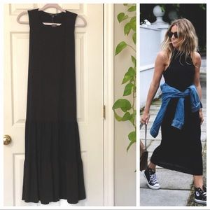 NWT Black Tiered Midi Dress 🖤